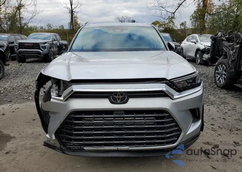 2025 Toyota Grand Highlander Le z USA, uszkodzony, nr VIN 5TDAAAA55SS023629